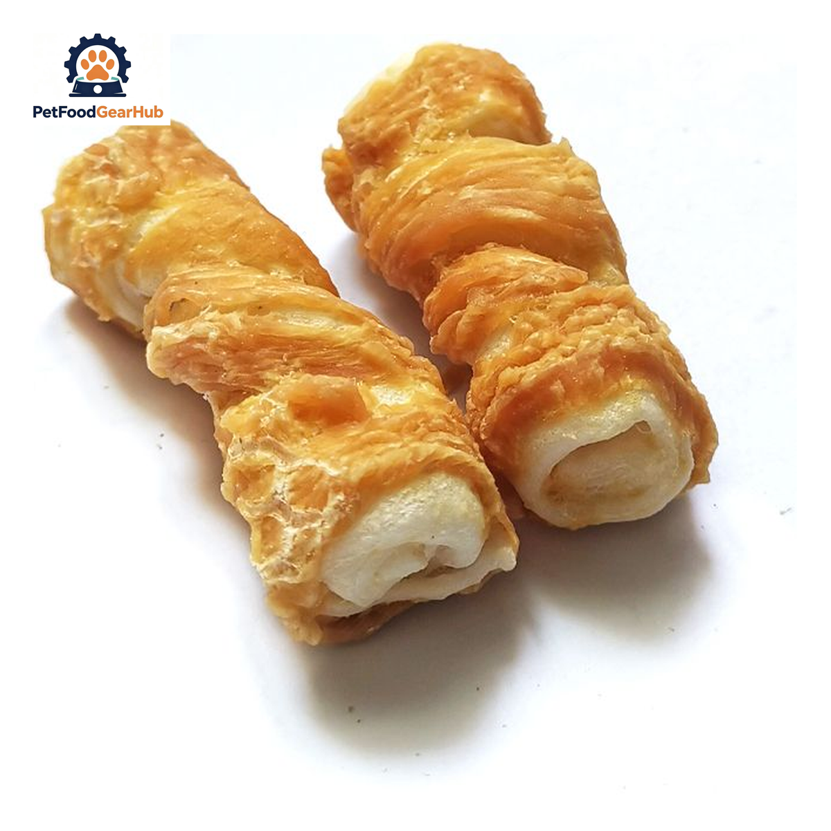 PetFoodGearHub PFGH LSC-146 US foamed cowhide sticks wrapped around chicken wholesale dog treats - lightweight foamed cowhide sticks with chicken wrap for dogs, wholesale and OEM available with 300kg MOQ