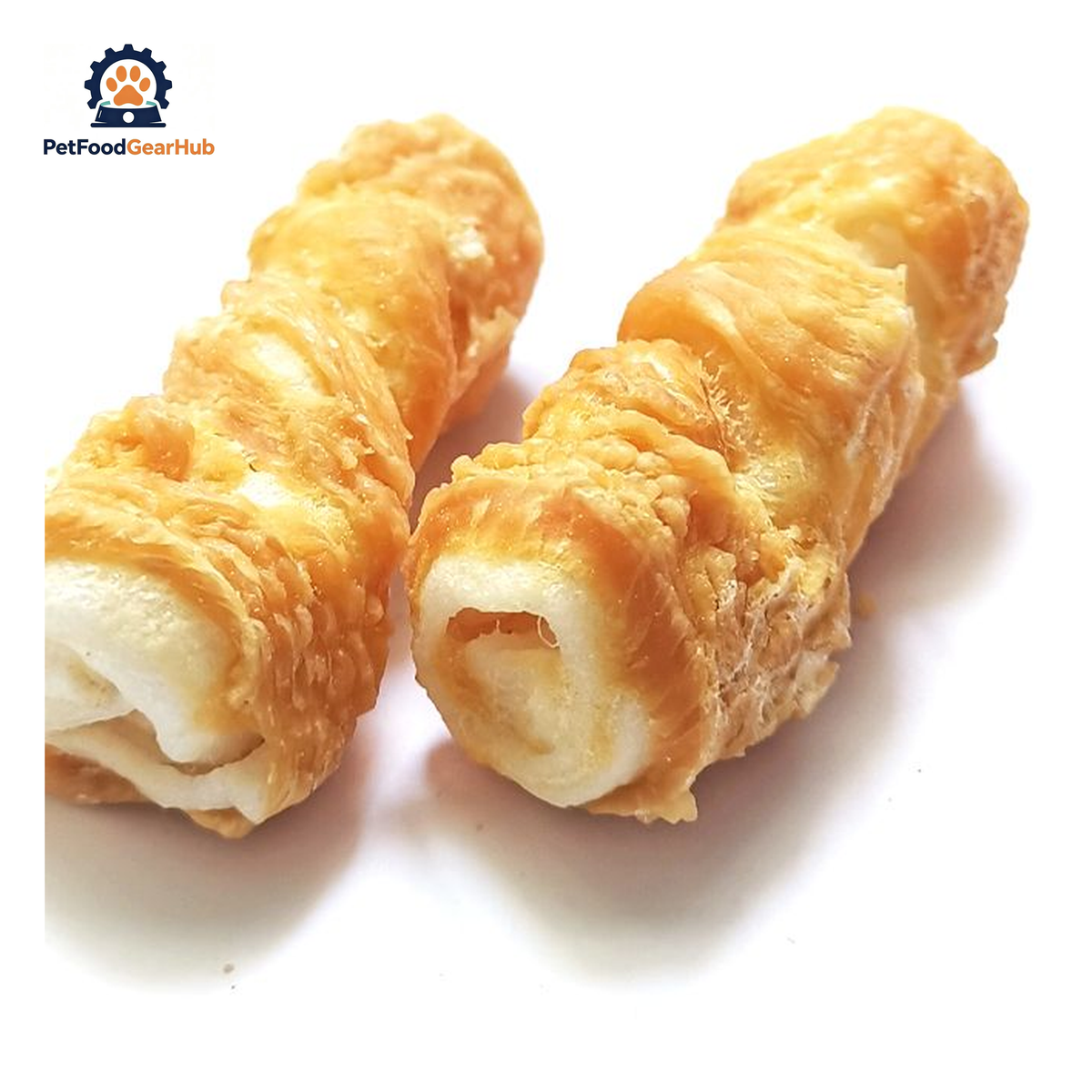 PetFoodGearHub PFGH LSC-146 US foamed cowhide sticks wrapped around chicken wholesale dog treats - lightweight foamed cowhide sticks with chicken wrap for dogs, wholesale and OEM available with 300kg MOQ