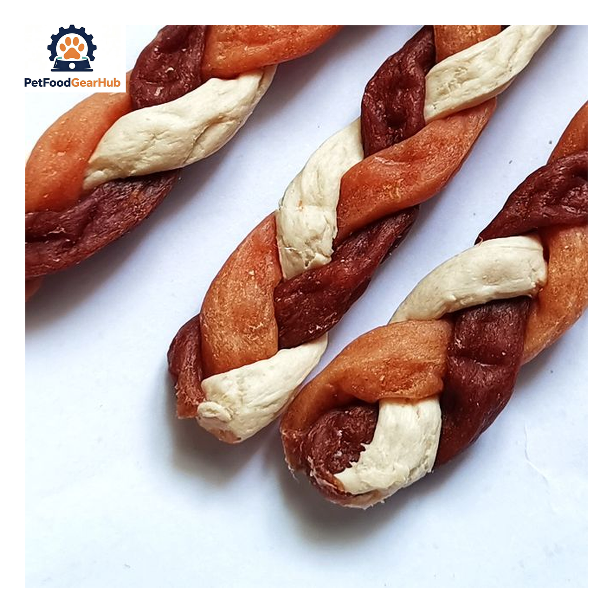 PetFoodGearHub PFGH LSC-145 US meaty compound braids wholesale dog treats - multi-meat braided dog treats for training and rewards, wholesale and OEM available with 300kg MOQ
