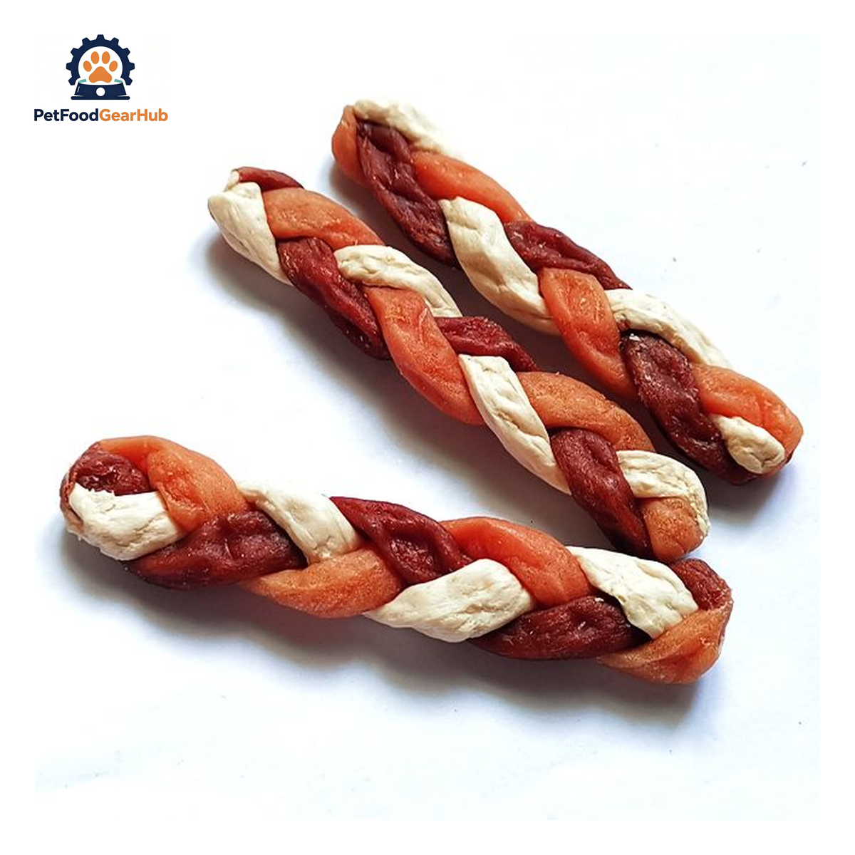 PetFoodGearHub PFGH LSC-145 US meaty compound braids wholesale dog treats - multi-meat braided dog treats for training and rewards, wholesale and OEM available with 300kg MOQ