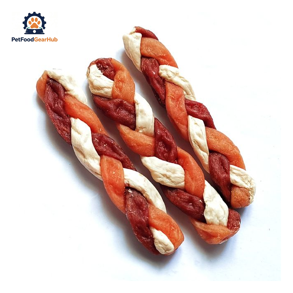 PetFoodGearHub PFGH LSC-145 US meaty compound braids wholesale dog treats - multi-meat braided dog treats for training and rewards, wholesale and OEM available with 300kg MOQ