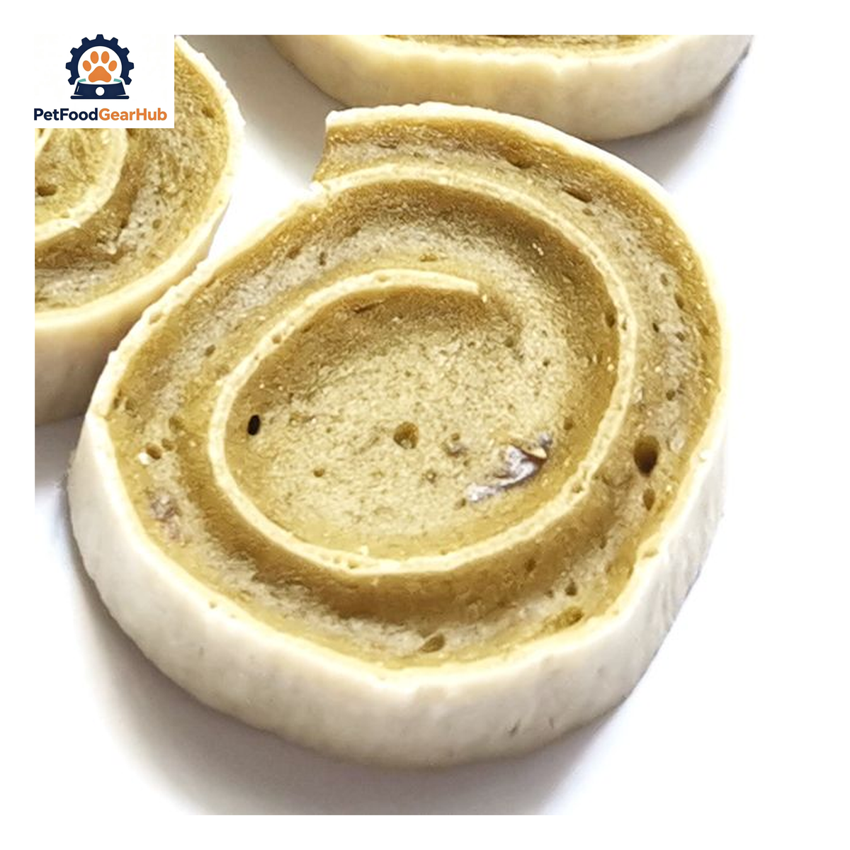 PetFoodGearHub PFGH LSC-142 US spinach cod chicken roll wholesale dog treats - spinach, cod, and chicken roll treats for dogs, wholesale and OEM available with 300kg MOQ