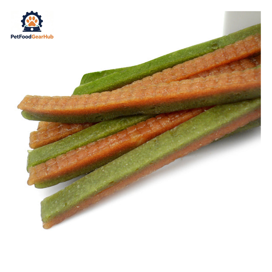PetFoodGearHub PFGH LSC-68 US chicken strip with kiwi juice organic dog snacks - soft chicken strips infused with kiwi juice for dogs, wholesale and OEM available with 300kg MOQ