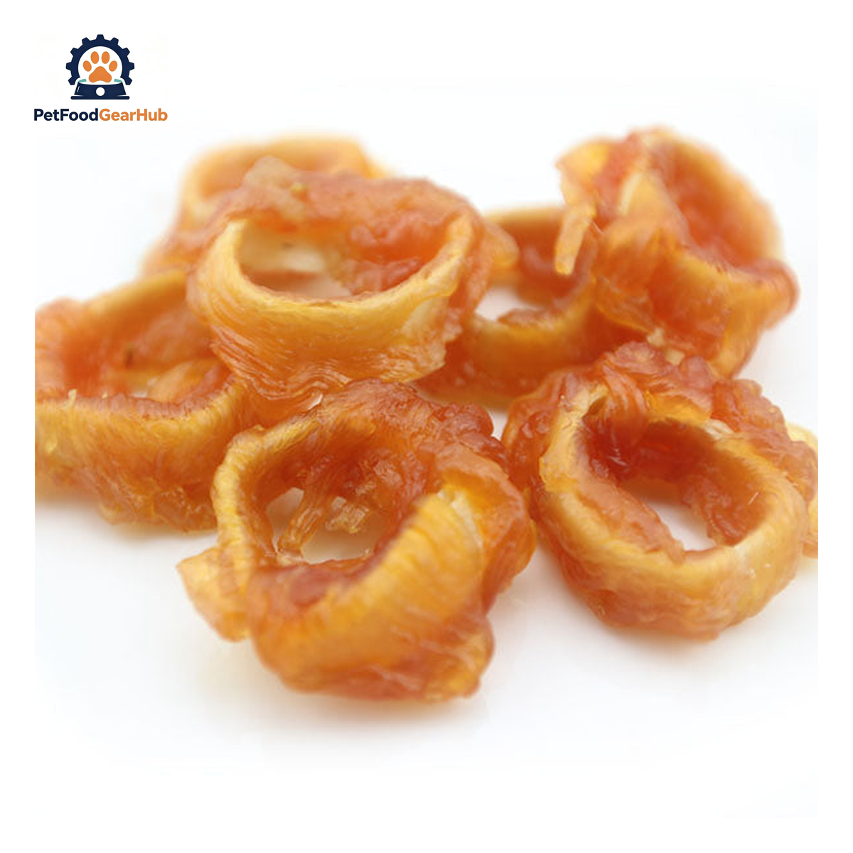 PetFoodGearHub PFGH LSC-34 US cod roll twined by chicken wholesale dog treats - soft cod and chicken ring-shaped treats for dogs, wholesale and OEM available with 300kg MOQ