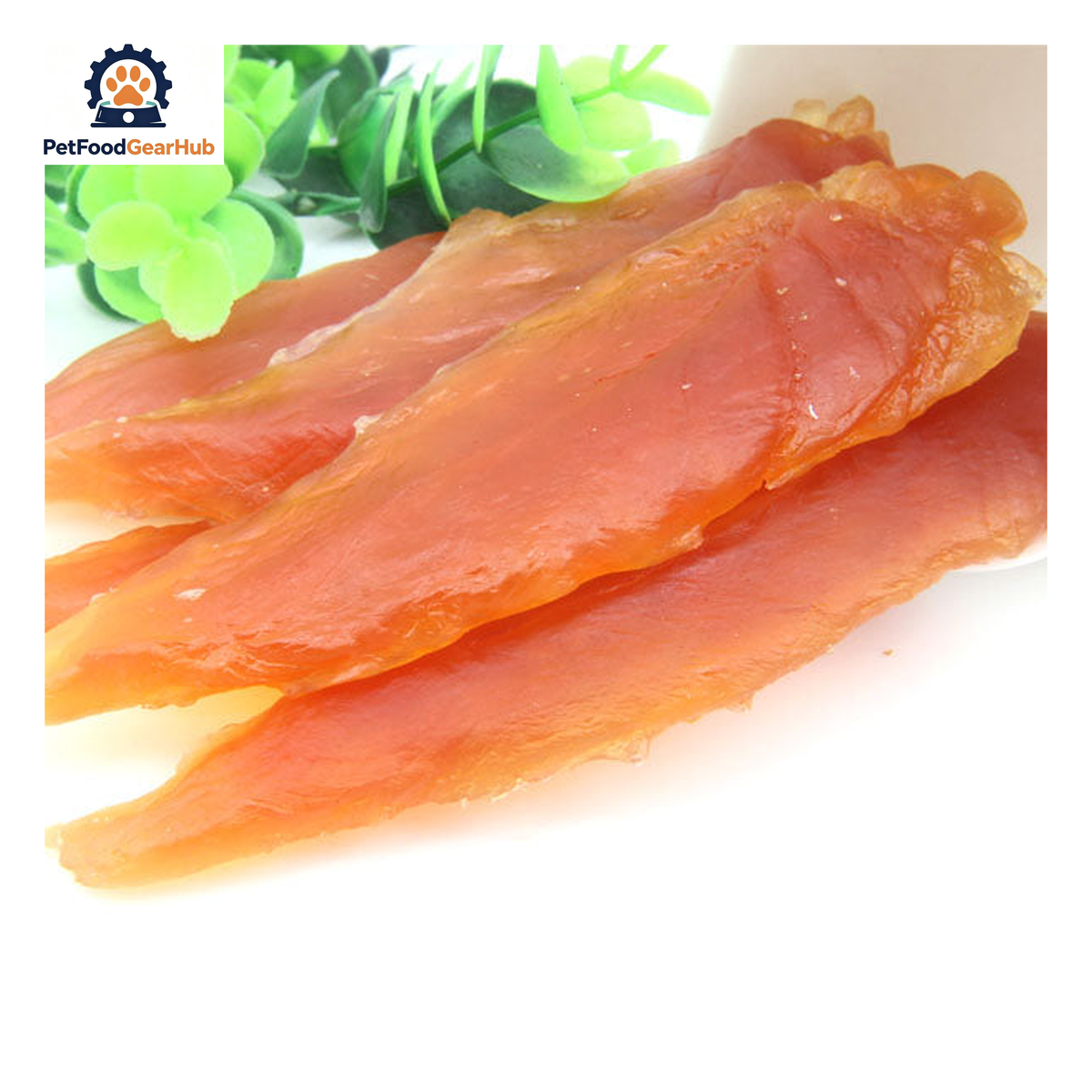 PetFoodGearHub PFGH LSC-01 US soft chicken strip pet food - tender chicken jerky treats for dogs and cats, ideal for training, senior pets, and picky eaters, wholesale and OEM available with 300kg MOQ