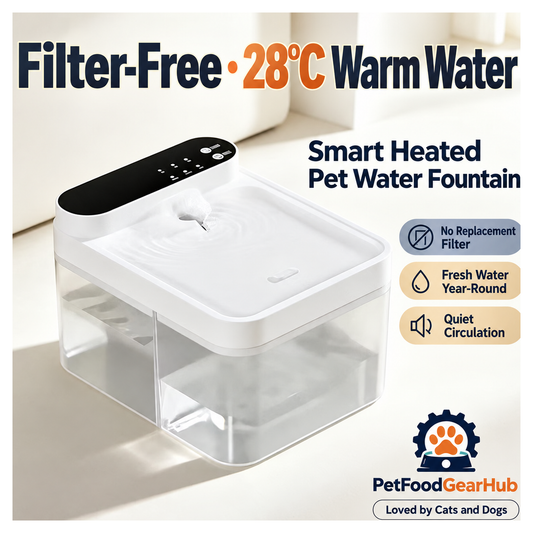 PetFoodGearHub X6/X9 Smart Heated Pet Water Fountain