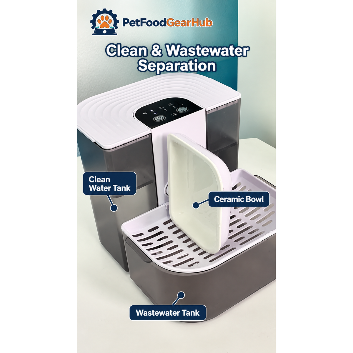 PetFoodGearHub X6/X9 Smart Heated Pet Water Fountain - product detail 2