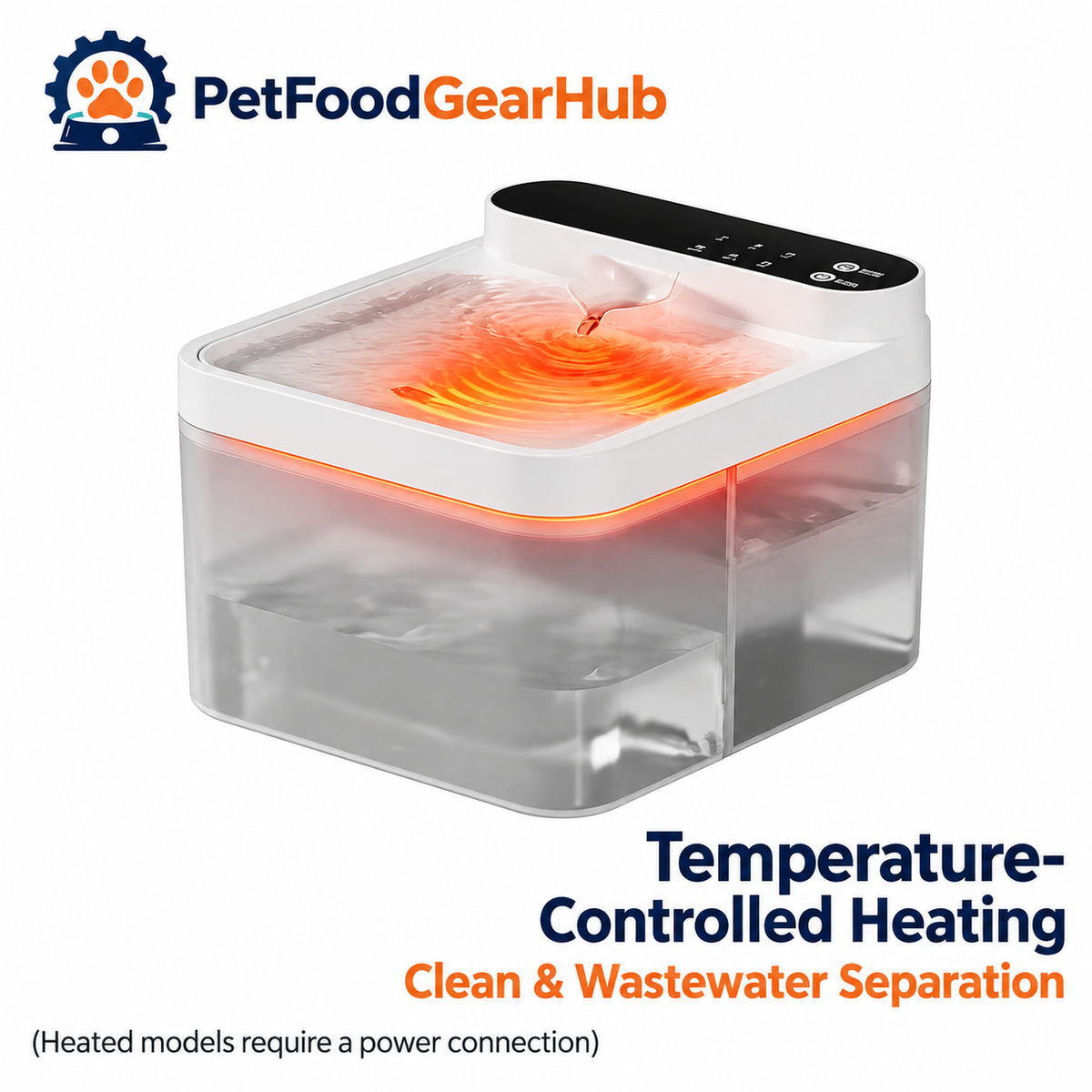 PetFoodGearHub X6/X9 Smart Heated Pet Water Fountain - product detail 3