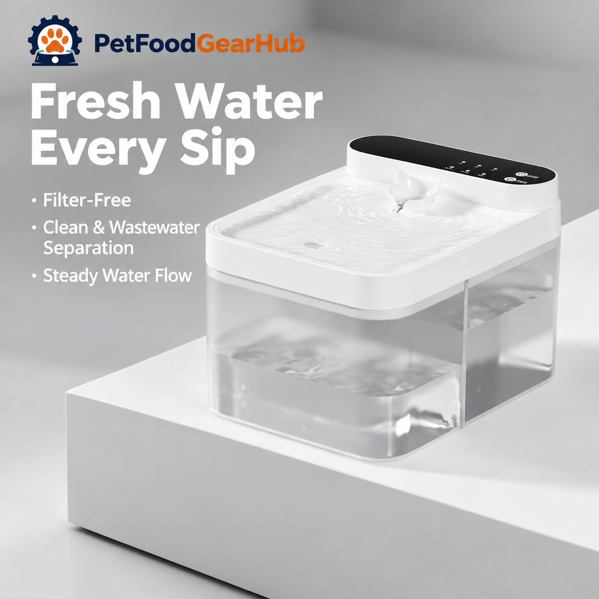 PetFoodGearHub X6/X9 Smart Heated Pet Water Fountain - product detail 4