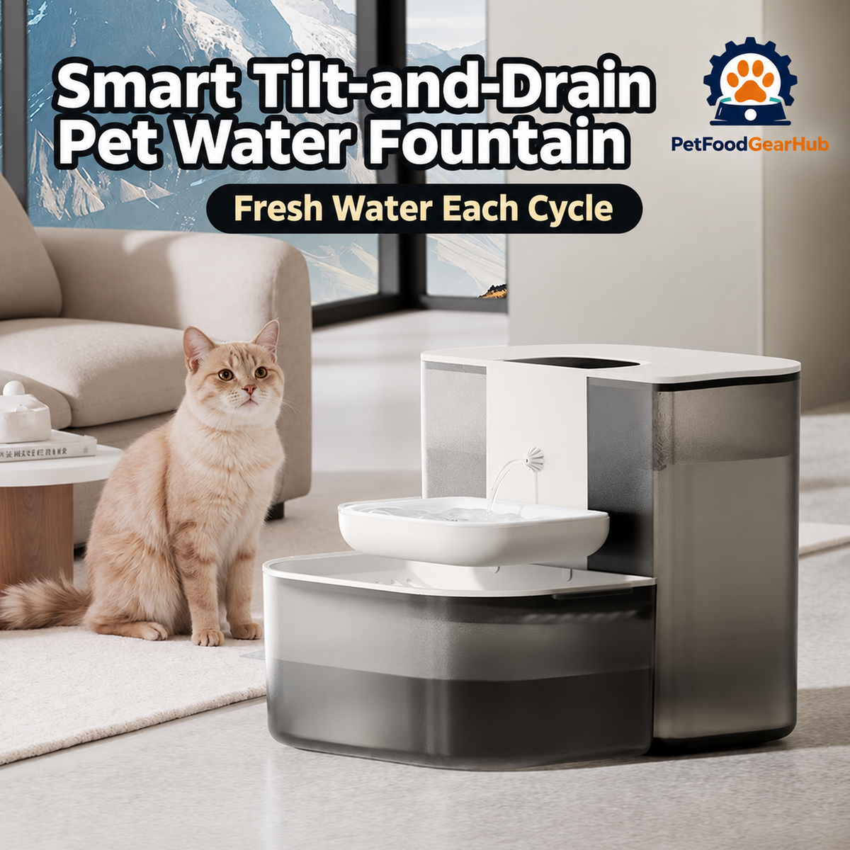 PetFoodGearHub X6/X9 Smart Heated Pet Water Fountain - product detail 7