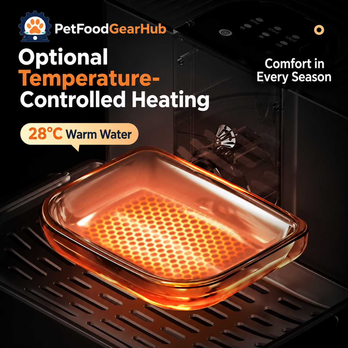 PetFoodGearHub X6/X9 Smart Heated Pet Water Fountain - product detail 9
