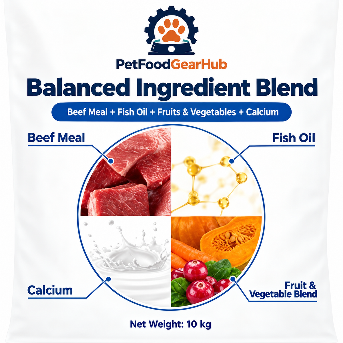 PetFoodGearHub Beef & Chicken Complete Adult Dog Food - 10 kg - product detail 3