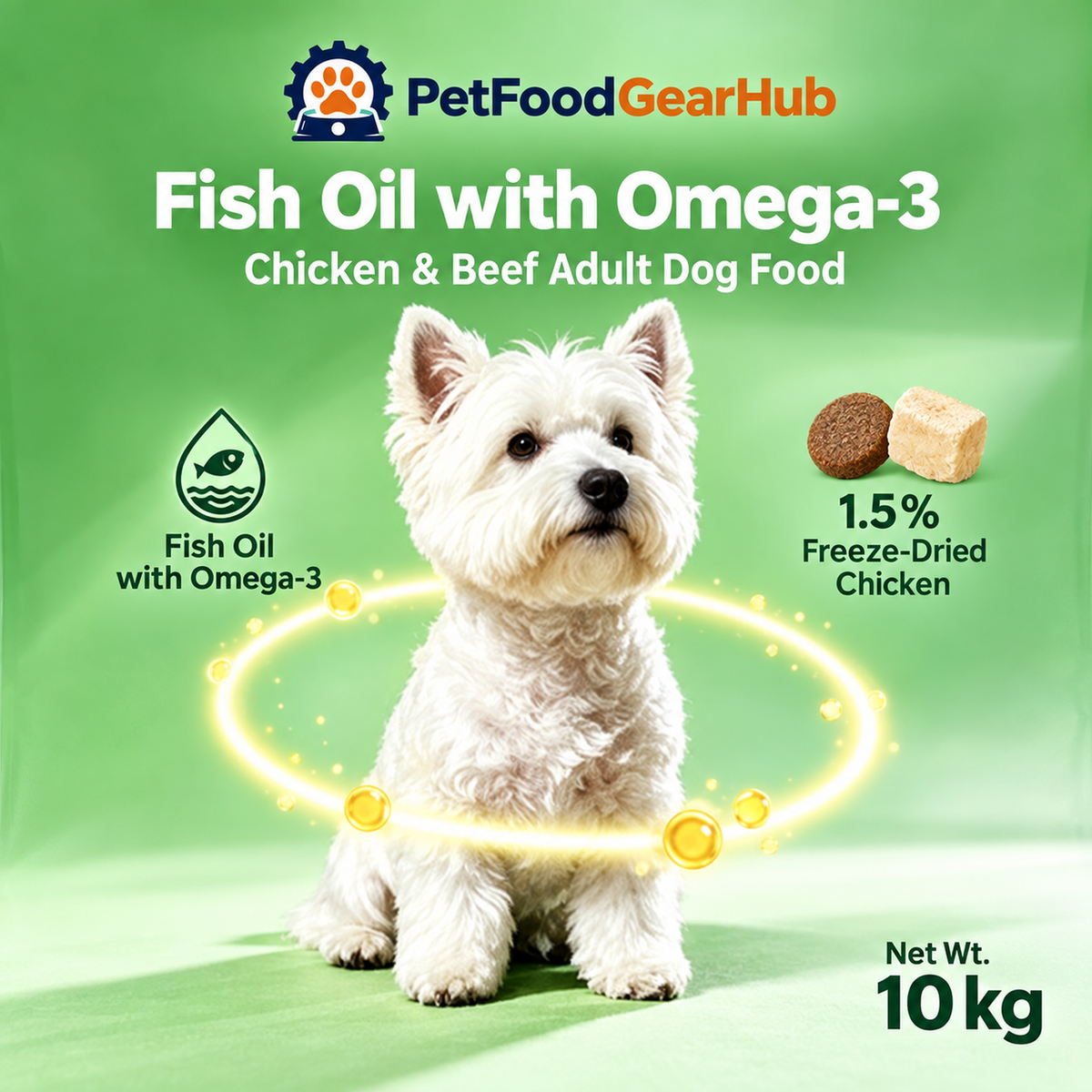 PetFoodGearHub Chicken & Beef Freeze-Dried Blend Adult Dog Food - 10 kg - product detail 5