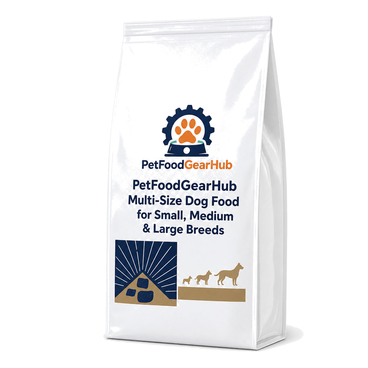 PetFoodGearHub Multi-Size Dog Food for Small, Medium & Large Breeds product image