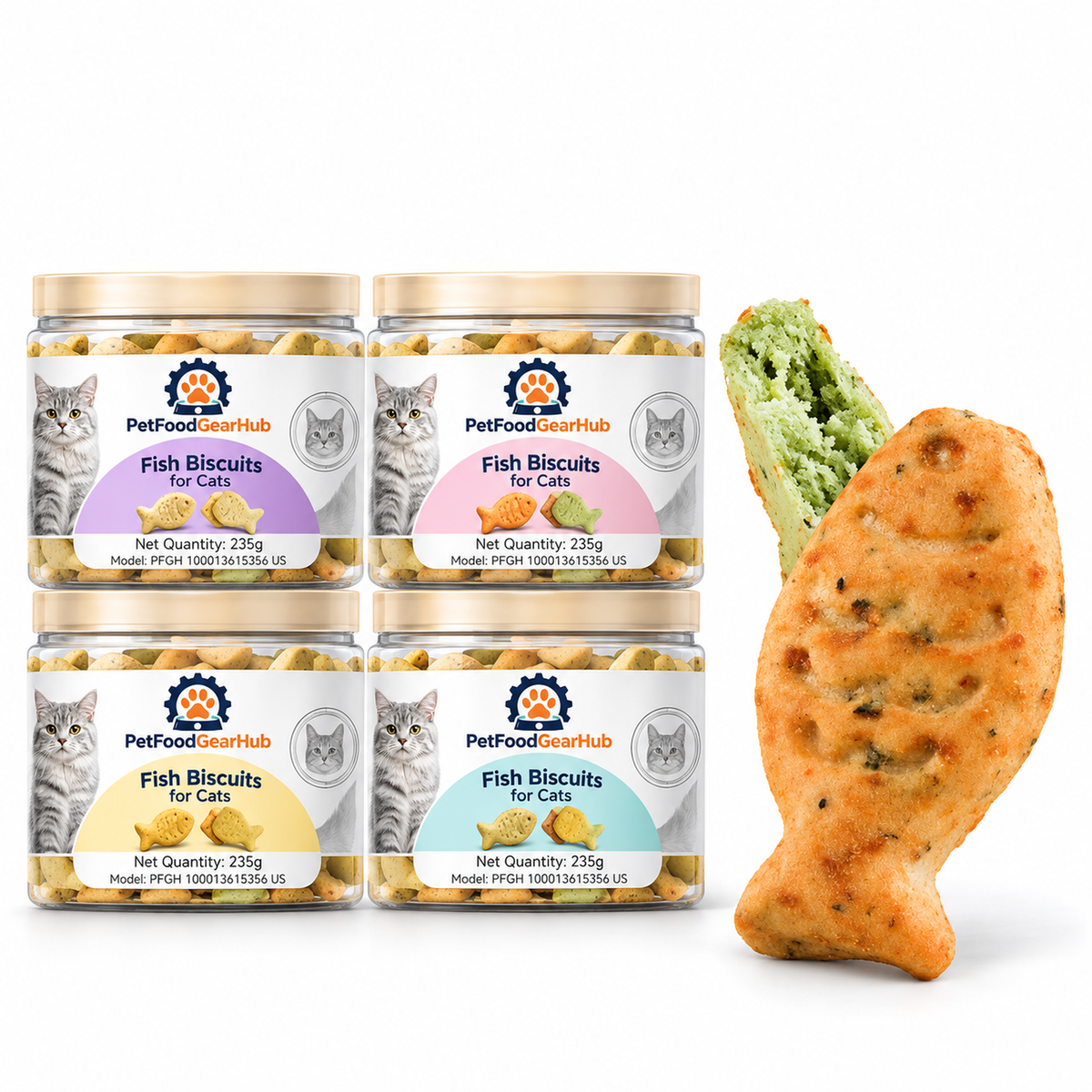 PetFoodGearHub Freeze-Dried Chicken Breast Cat Treats, 400 g - PetFoodGearHub product image