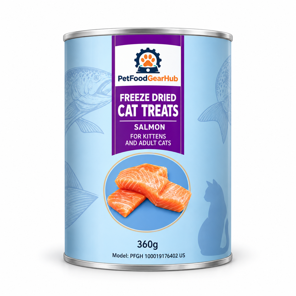 PetFoodGearHub Freeze-Dried Chicken Breast Cat Treats, 400 g - PetFoodGearHub product image