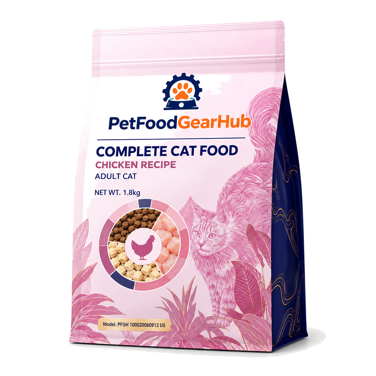 PetFoodGearHub Chicken Adult Cat Food, 1.8 kg - PetFoodGearHub product image