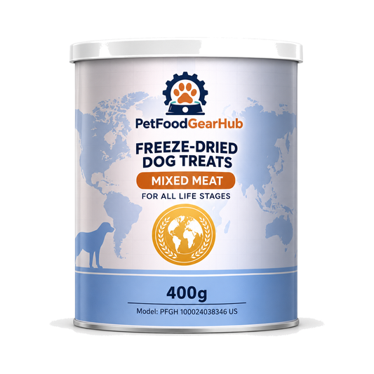 PetFoodGearHub Mixed Freeze-Dried Dog Treats, 400 g - PetFoodGearHub product image