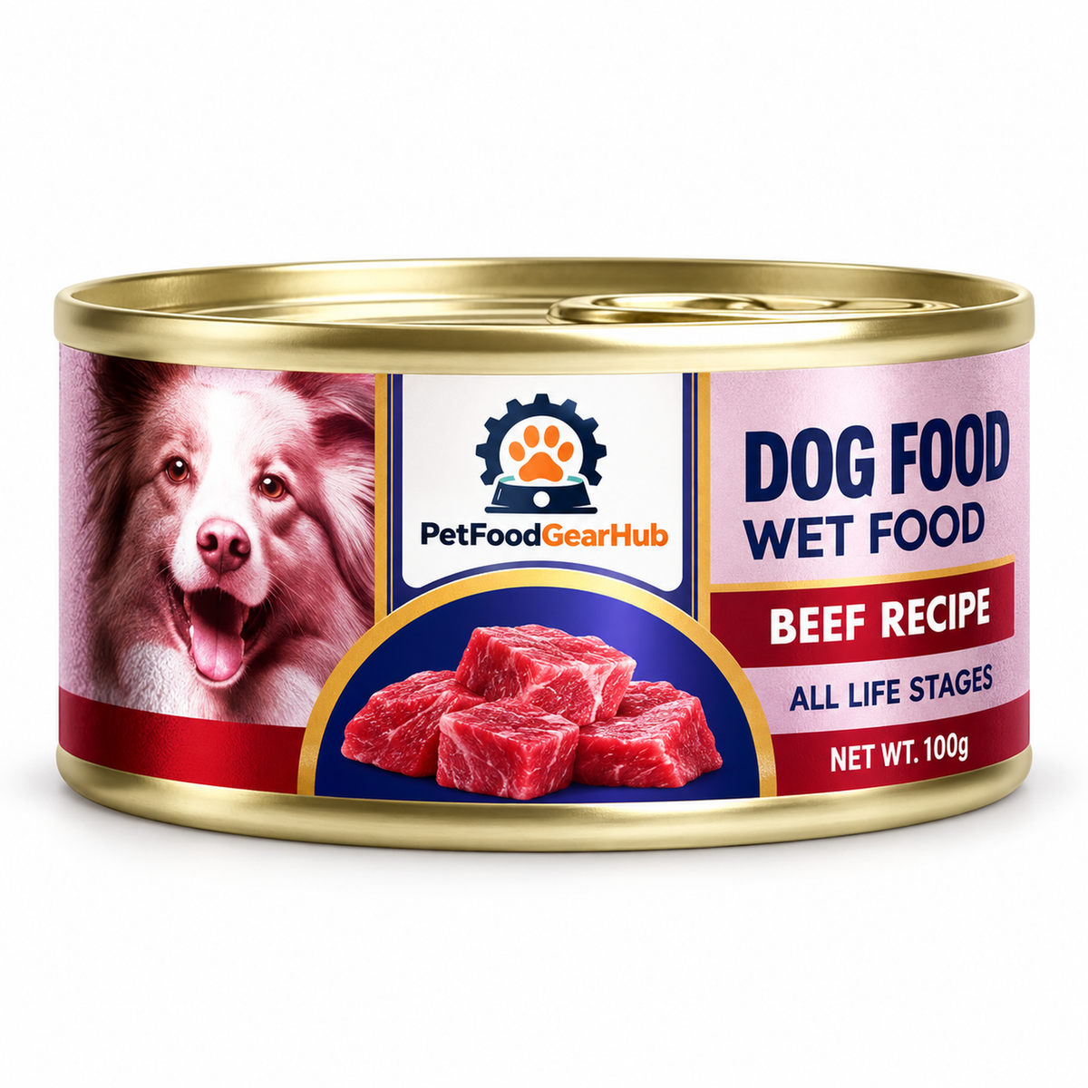 PetFoodGearHub Mixed Wet Dog Food, 100 g × 12 Cans - PetFoodGearHub product image