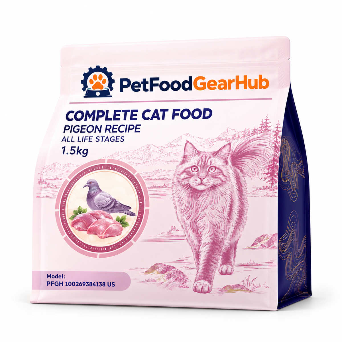 PetFoodGearHub Baked Chicken Cat Food for All Life Stages, 1.5 kg - PetFoodGearHub product image