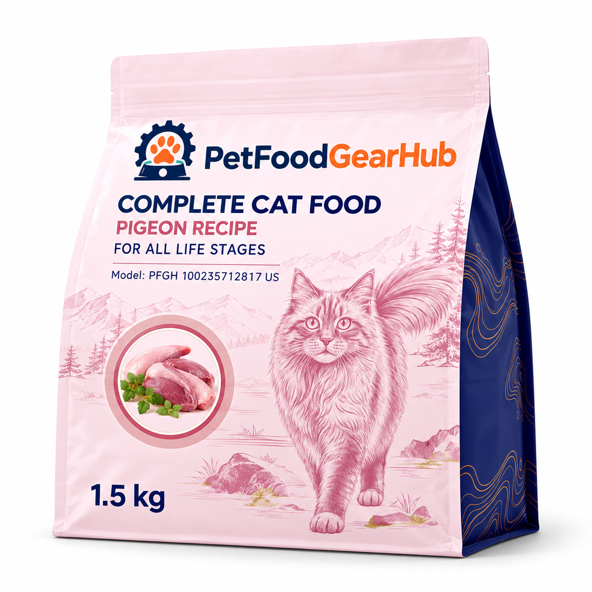 PetFoodGearHub Baked Chicken Cat Food for All Life Stages, 1.5 kg - PetFoodGearHub product image