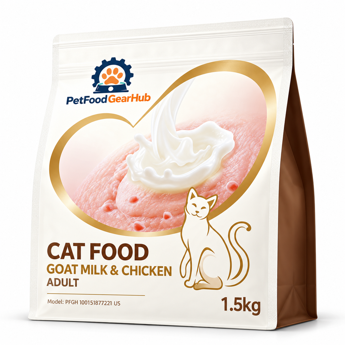 PetFoodGearHub Baked Goat Milk & Chicken Kitten Food, 1.5 kg - PetFoodGearHub product image