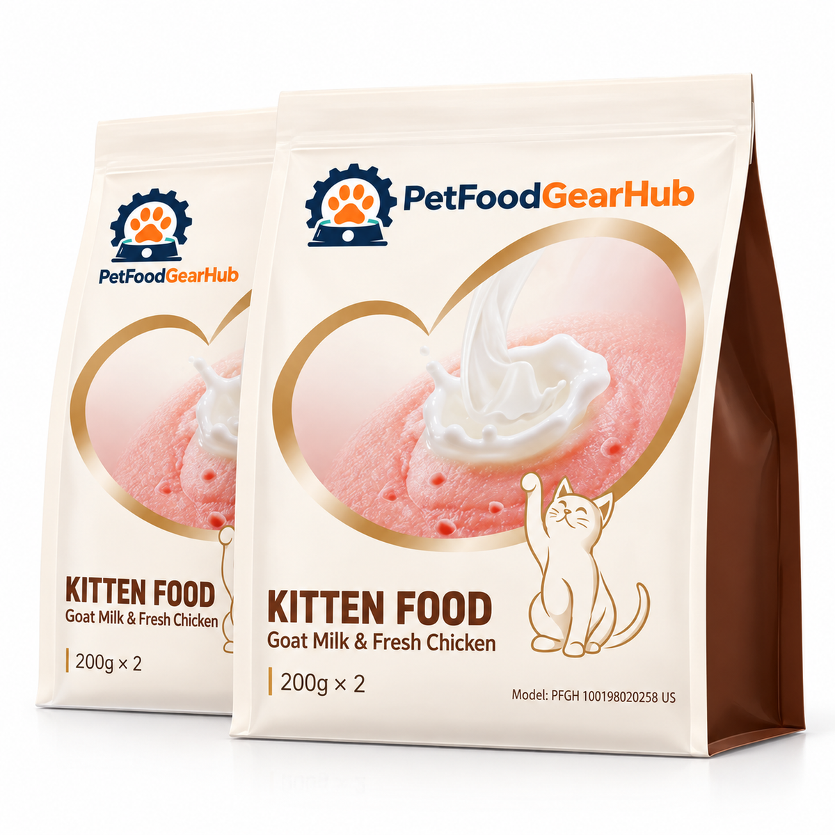 PetFoodGearHub Baked Goat Milk & Chicken Kitten Food, 1.5 kg - PetFoodGearHub product image
