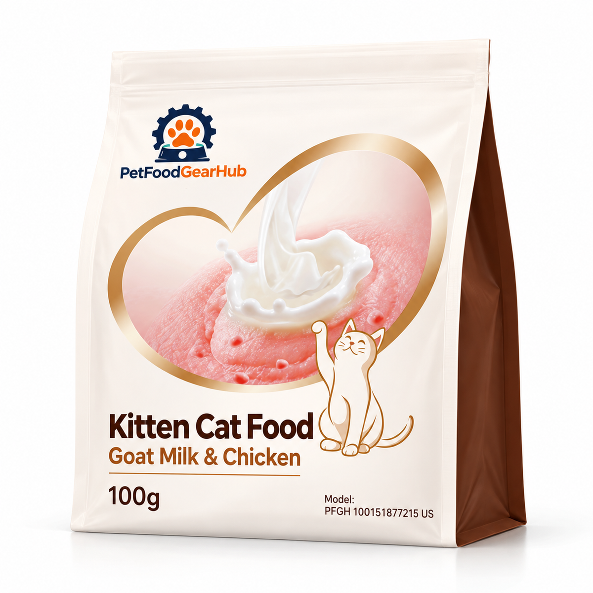 PetFoodGearHub Baked Goat Milk & Chicken Kitten Food, 1.5 kg - PetFoodGearHub product image