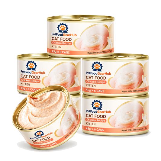PetFoodGearHub Chicken Wet Kitten Food, 45 g × 6 Cans - PetFoodGearHub product image