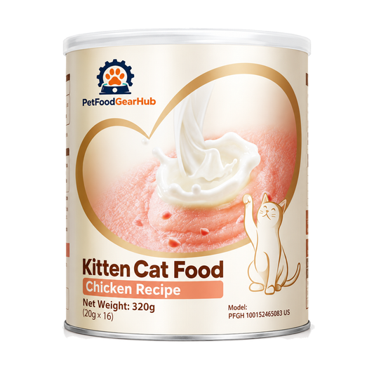 PetFoodGearHub Freeze-Dried Chicken Kitten Food, 320 g - PetFoodGearHub product image