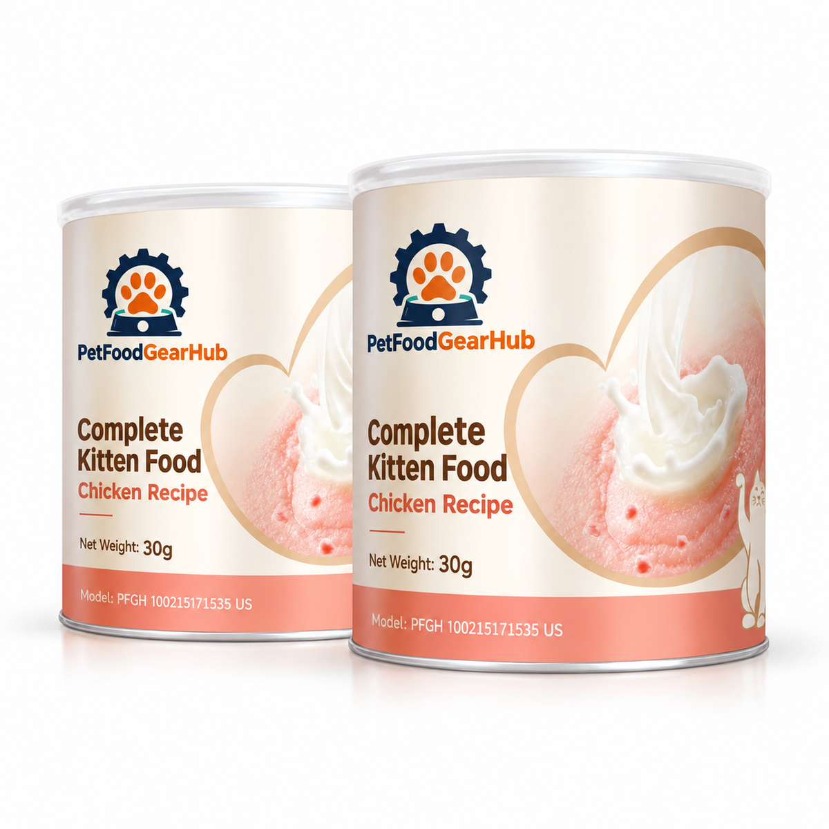 PetFoodGearHub Freeze-Dried Chicken Kitten Food, 320 g - PetFoodGearHub product image