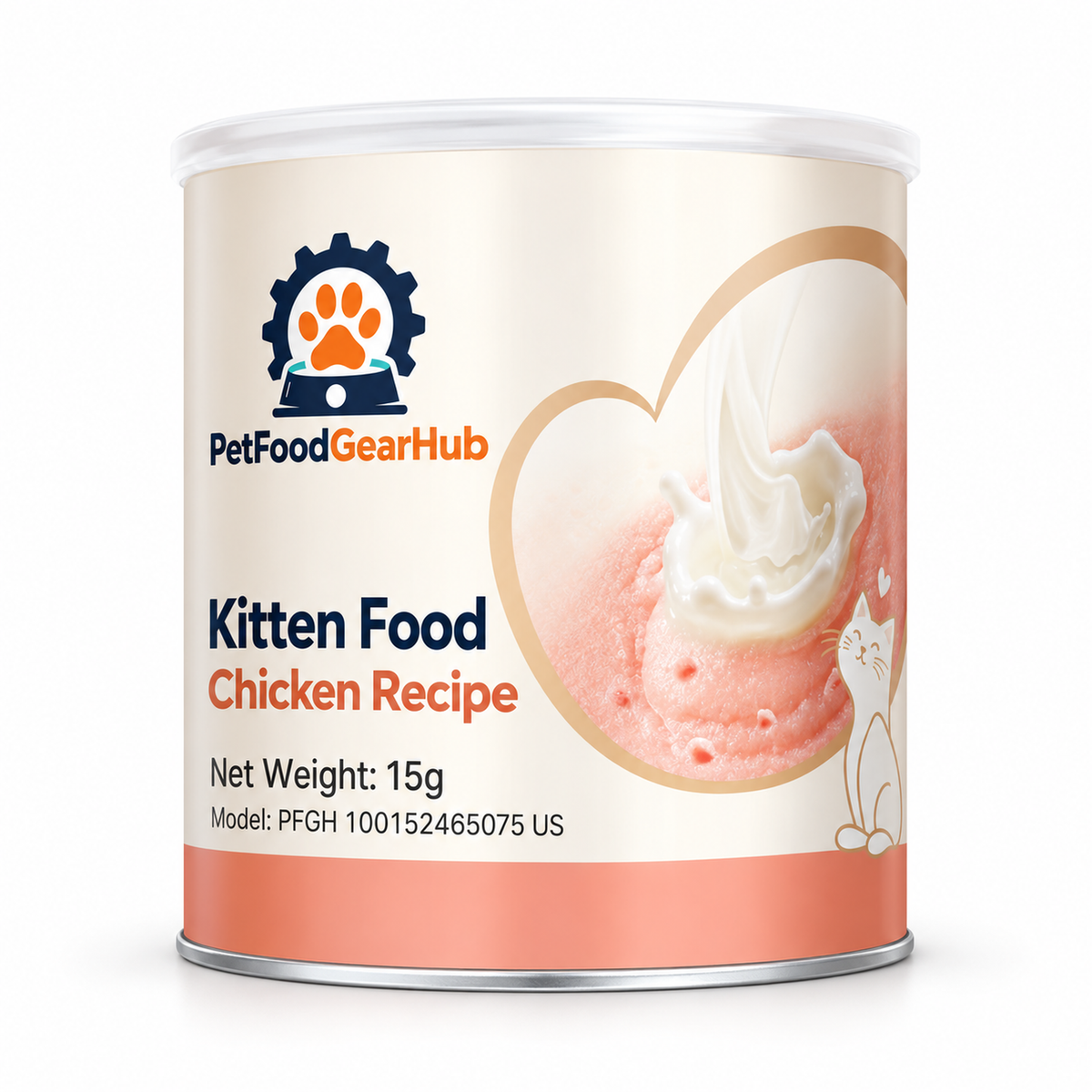 PetFoodGearHub Freeze-Dried Chicken Kitten Food, 320 g - PetFoodGearHub product image