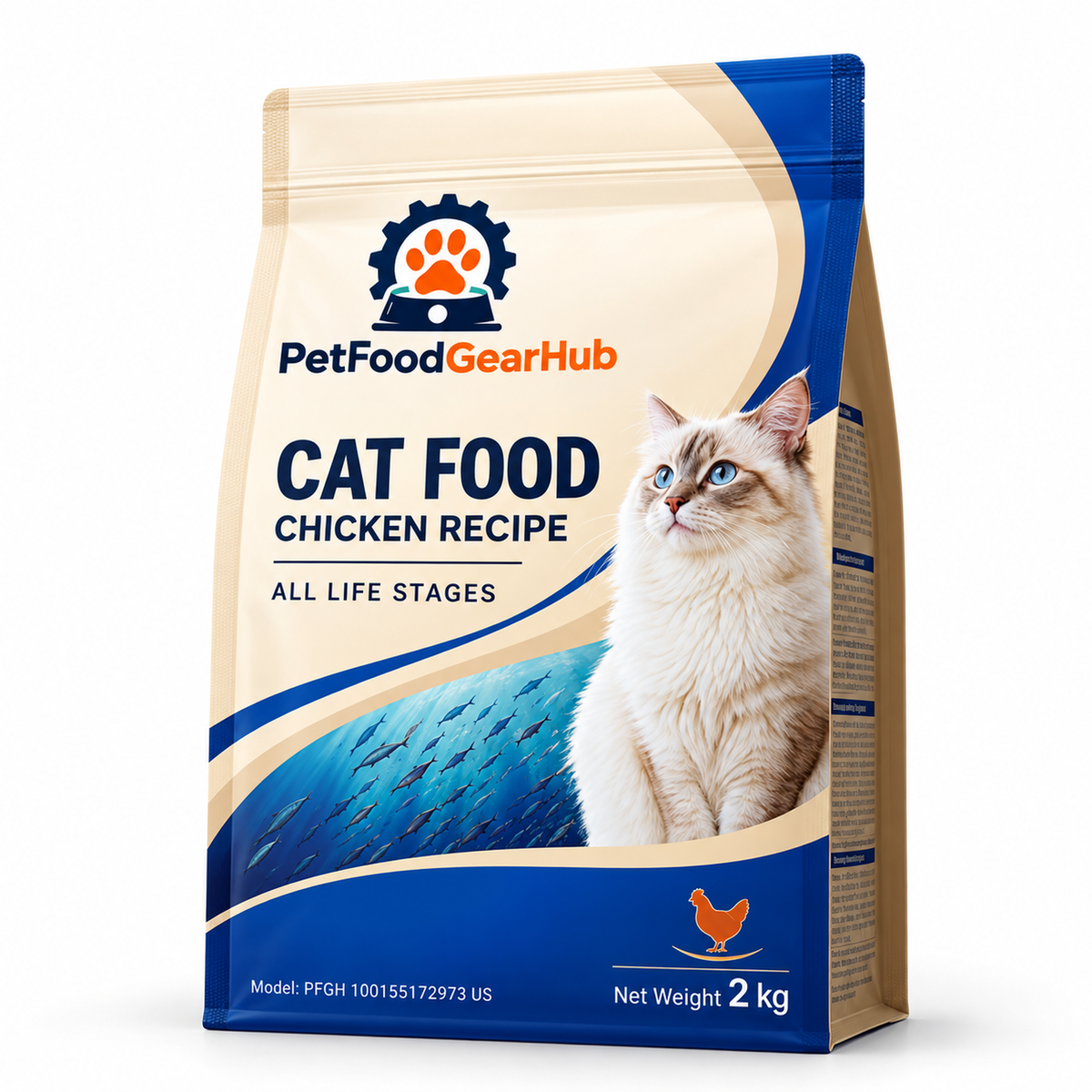 PetFoodGearHub Fresh Chicken Cat Food, 10 kg - PetFoodGearHub product image