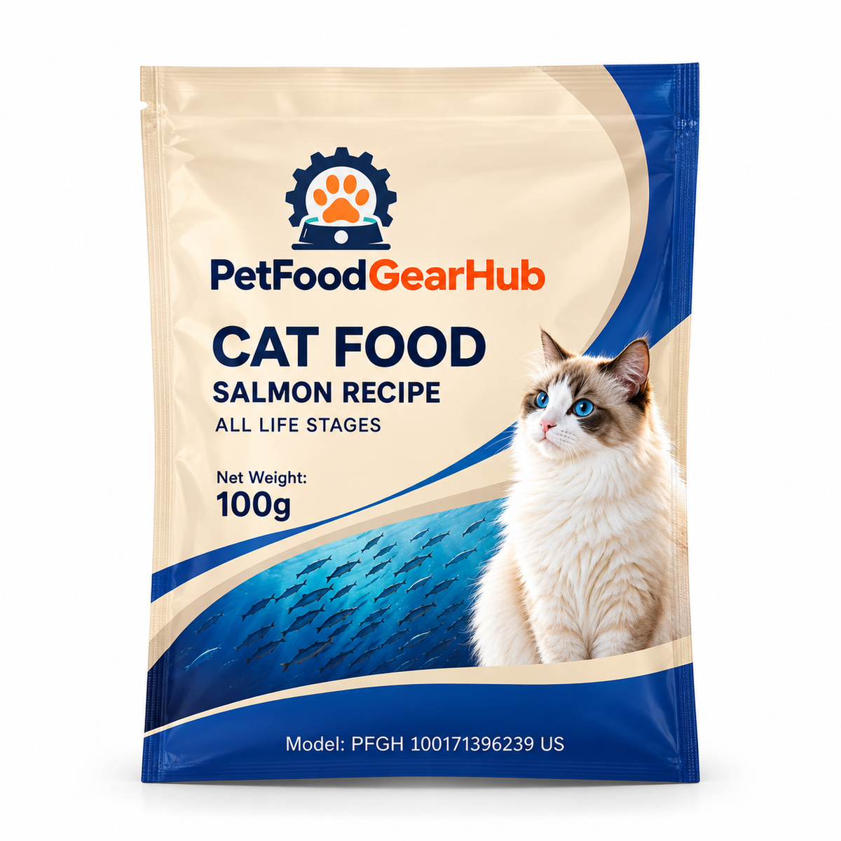 PetFoodGearHub Salmon Cat Food, 2 kg - PetFoodGearHub product image