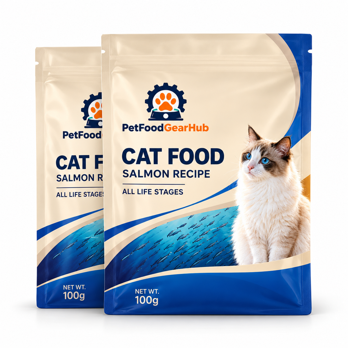 PetFoodGearHub Salmon Cat Food, 2 kg - PetFoodGearHub product image