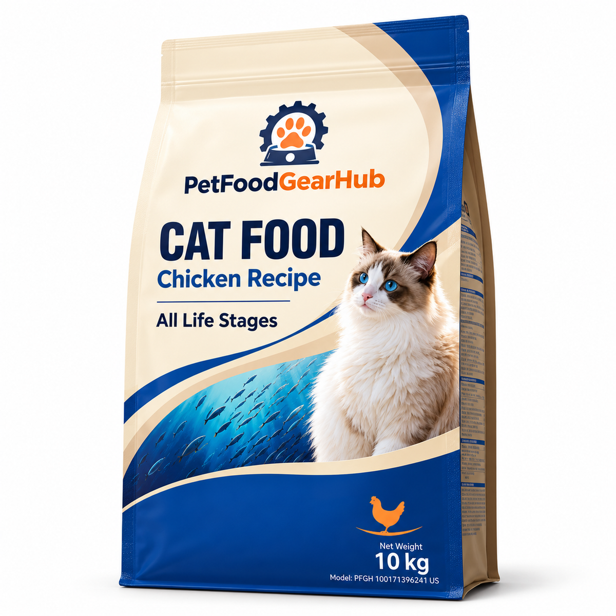 PetFoodGearHub Salmon Cat Food, 2 kg - PetFoodGearHub product image