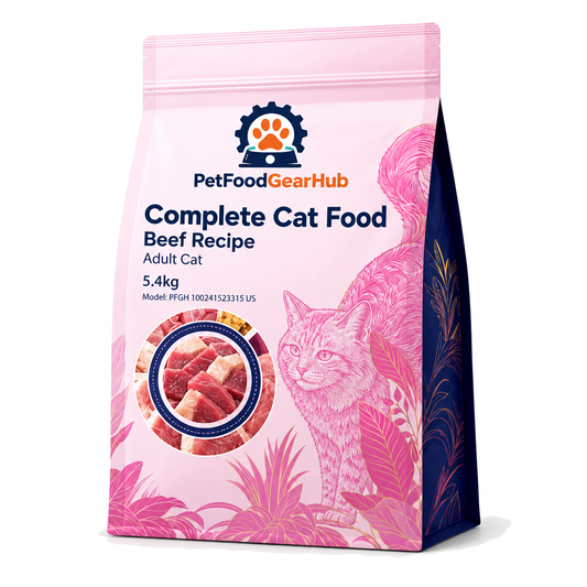 PetFoodGearHub Beef Adult Cat Food, 5.4 kg - PetFoodGearHub product image