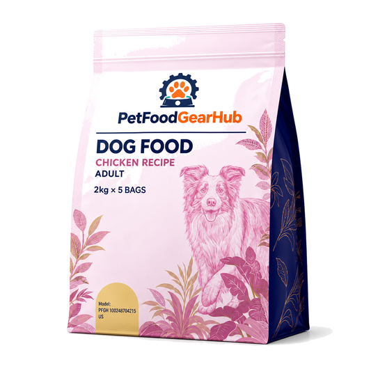 PetFoodGearHub Chicken Adult Dog Food for Small Breeds, 2 kg × 5 - PetFoodGearHub product image