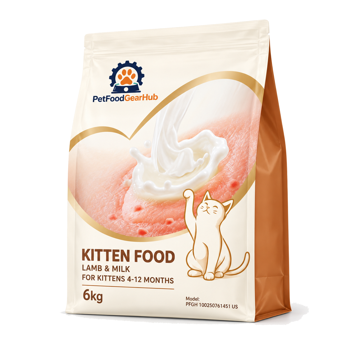 PetFoodGearHub Goat Milk & Chicken Kitten Food, 6 kg - PetFoodGearHub product image