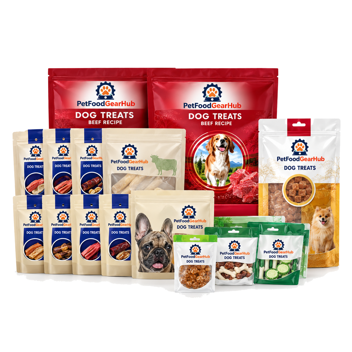 PetFoodGearHub Mixed Dog Treat Gift Box, 1.32 kg - PetFoodGearHub product image