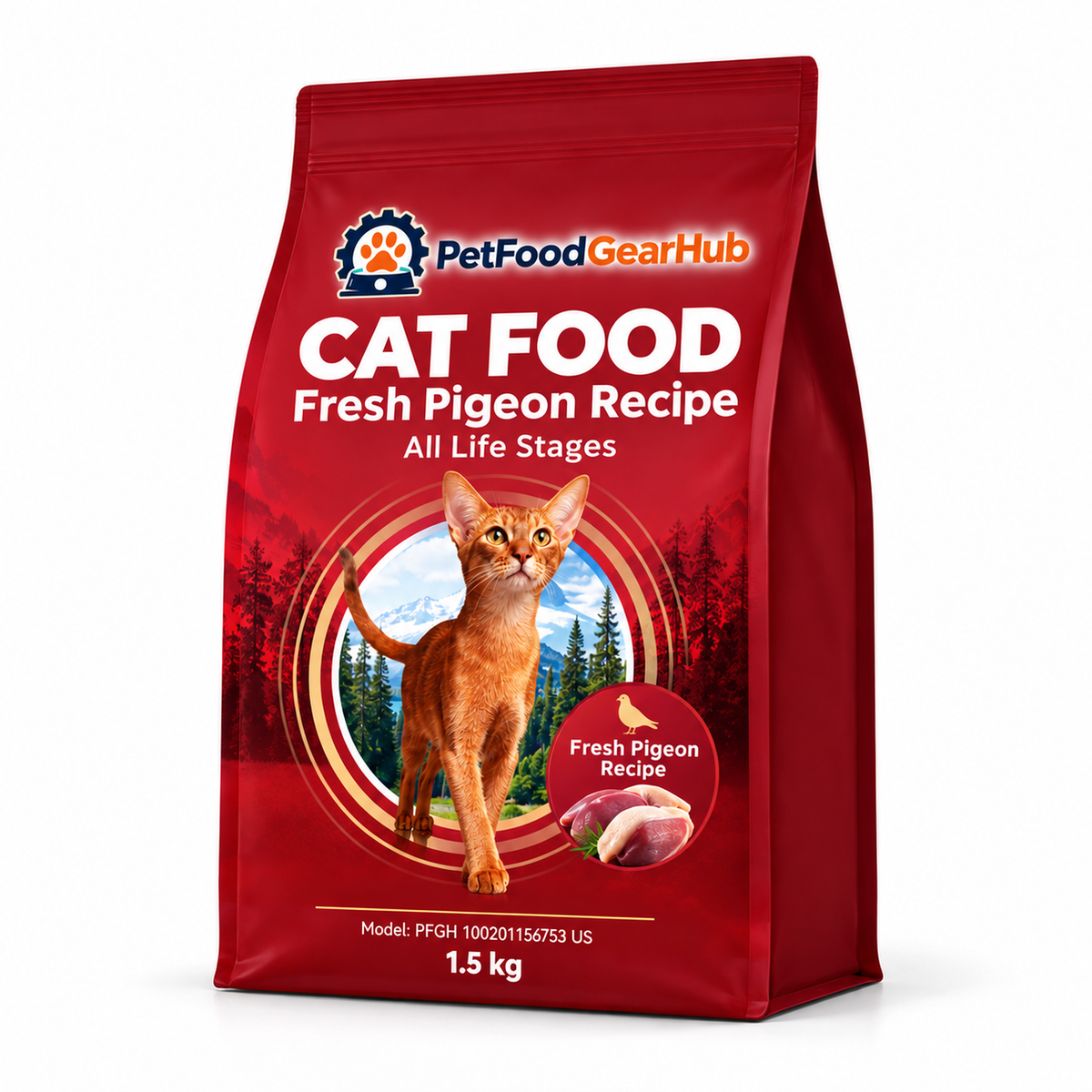 PetFoodGearHub Fresh Chicken Cat Food, 1.5 kg - PetFoodGearHub product image