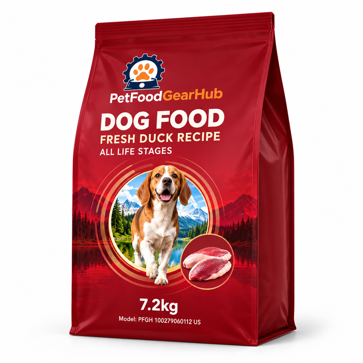 PetFoodGearHub Fresh Duck Dog Food, 1.5 kg - PetFoodGearHub product image