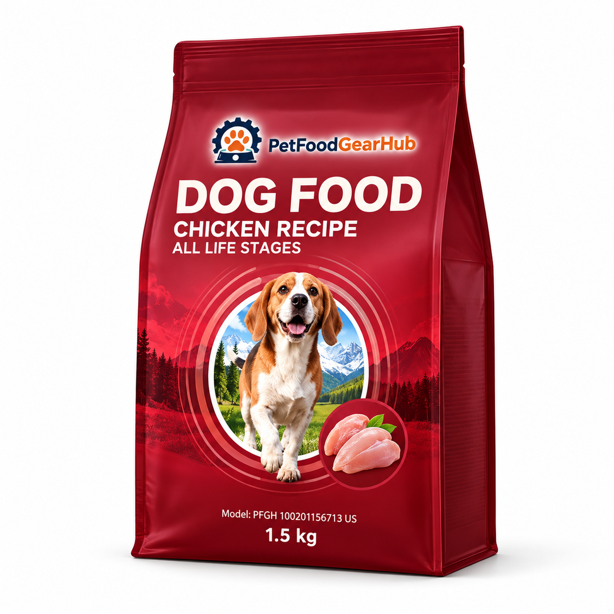 PetFoodGearHub Fresh Duck Dog Food, 1.5 kg - PetFoodGearHub product image