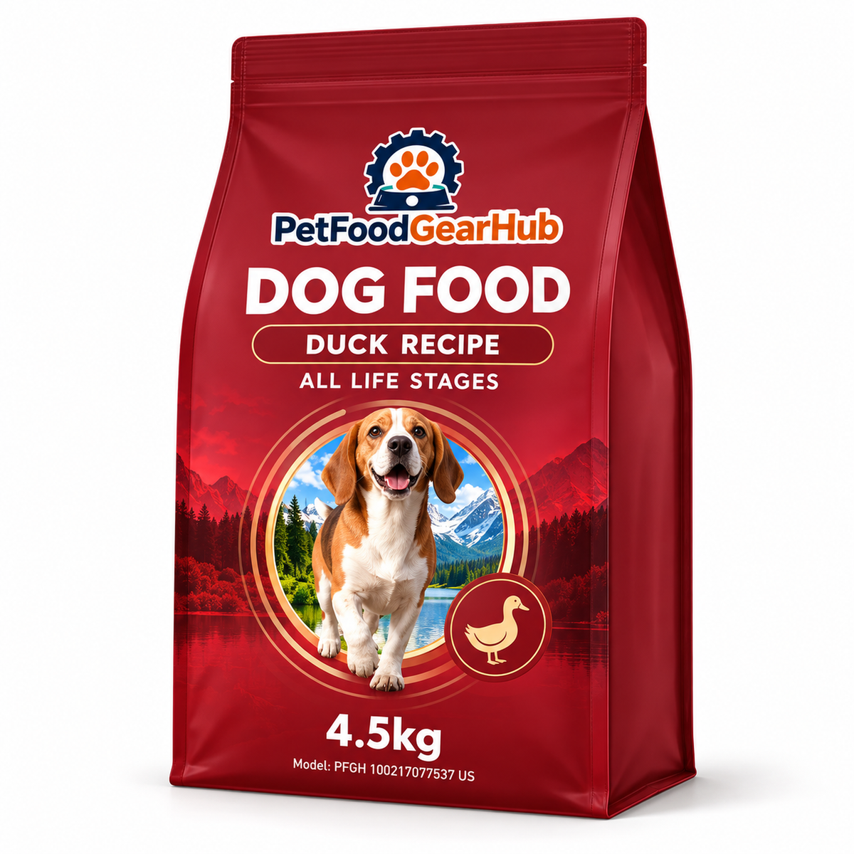 PetFoodGearHub Fresh Duck Dog Food, 1.5 kg - PetFoodGearHub product image