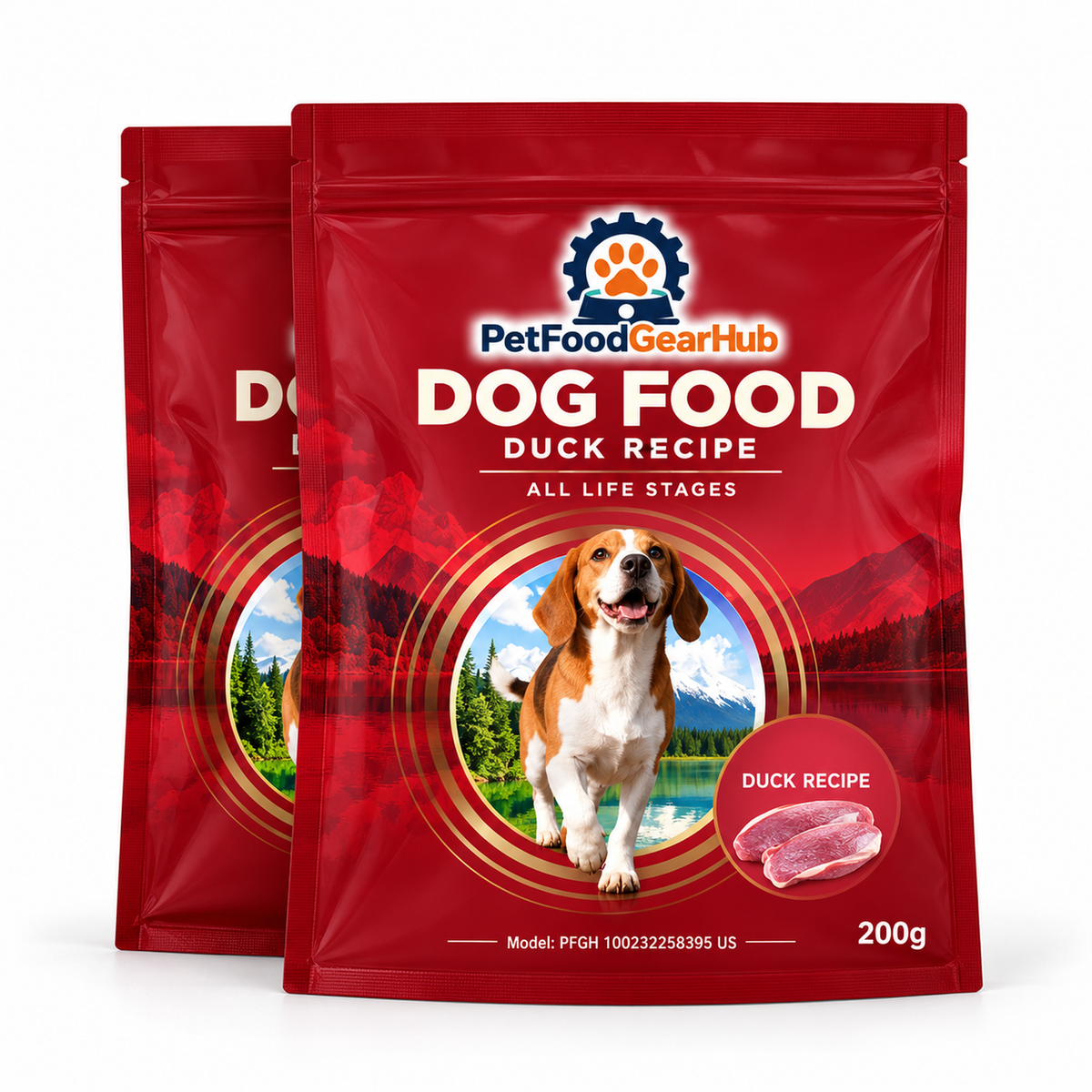 PetFoodGearHub Fresh Duck Dog Food, 1.5 kg - PetFoodGearHub product image