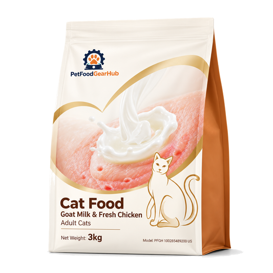 PetFoodGearHub Goat Milk & Chicken Adult Cat Food, 3 kg - PetFoodGearHub product image