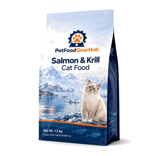 PetFoodGearHub Salmon & Krill Cat Food, 1.5 kg - PetFoodGearHub product image