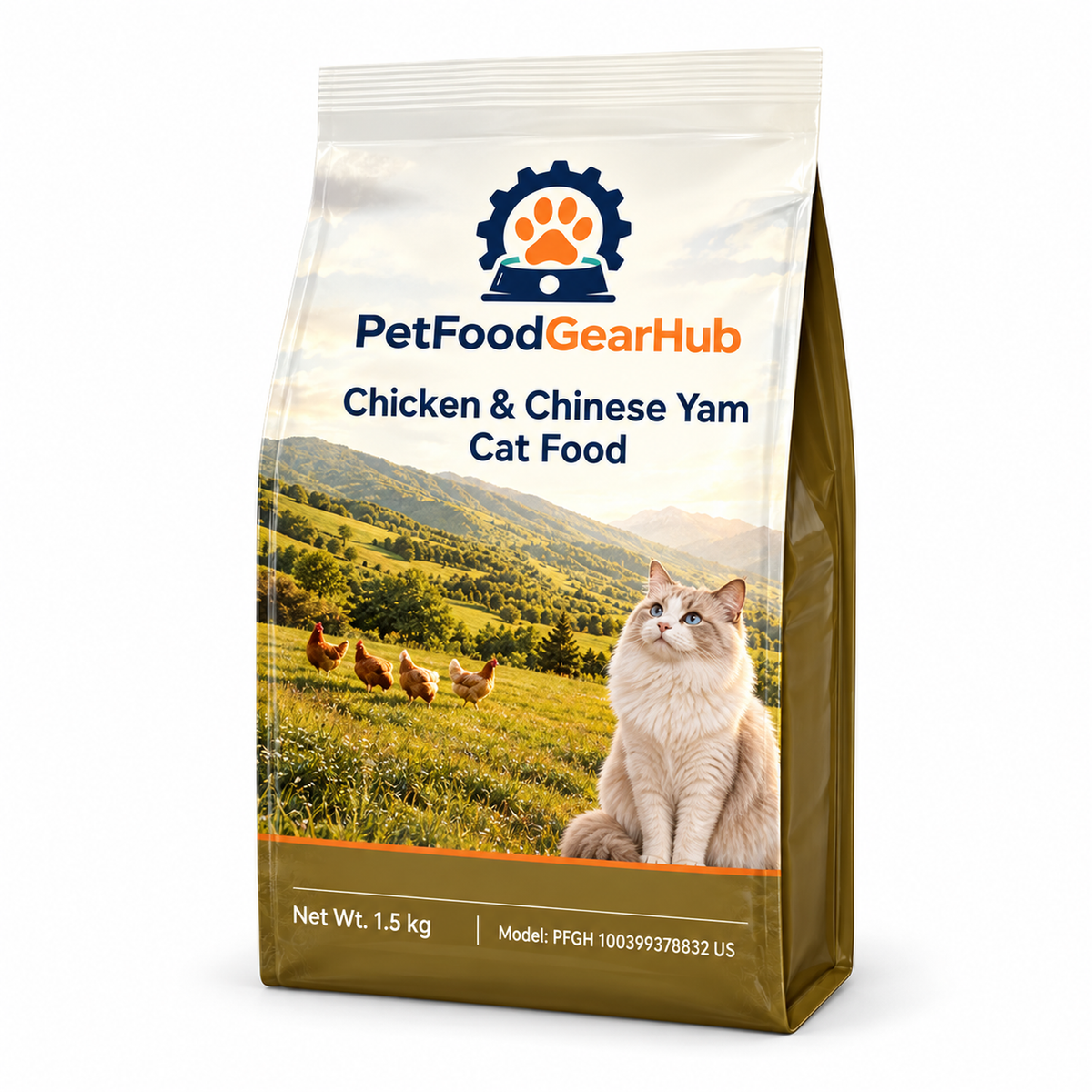 PetFoodGearHub Salmon & Krill Cat Food, 1.5 kg - PetFoodGearHub product image