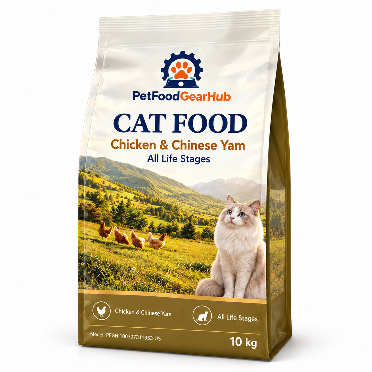 PetFoodGearHub Salmon & Krill Cat Food, 1.5 kg - PetFoodGearHub product image