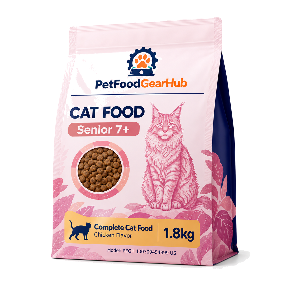 PetFoodGearHub Senior Cat Food, 1.8 kg - PetFoodGearHub product image